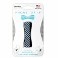 Upgrade Black & Gray Carbon Fiber Phone Grip for All Mobile Devices UP3301444